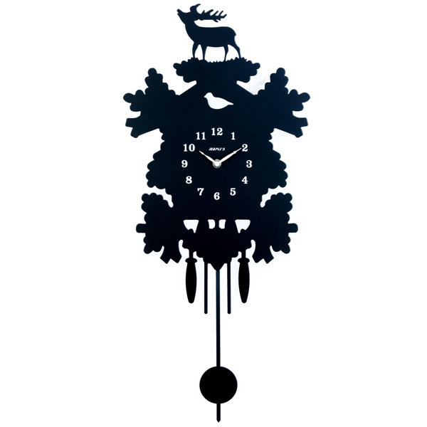 Maples Clock Silhouette Pendulum Wall Clock & Reviews Wayfair